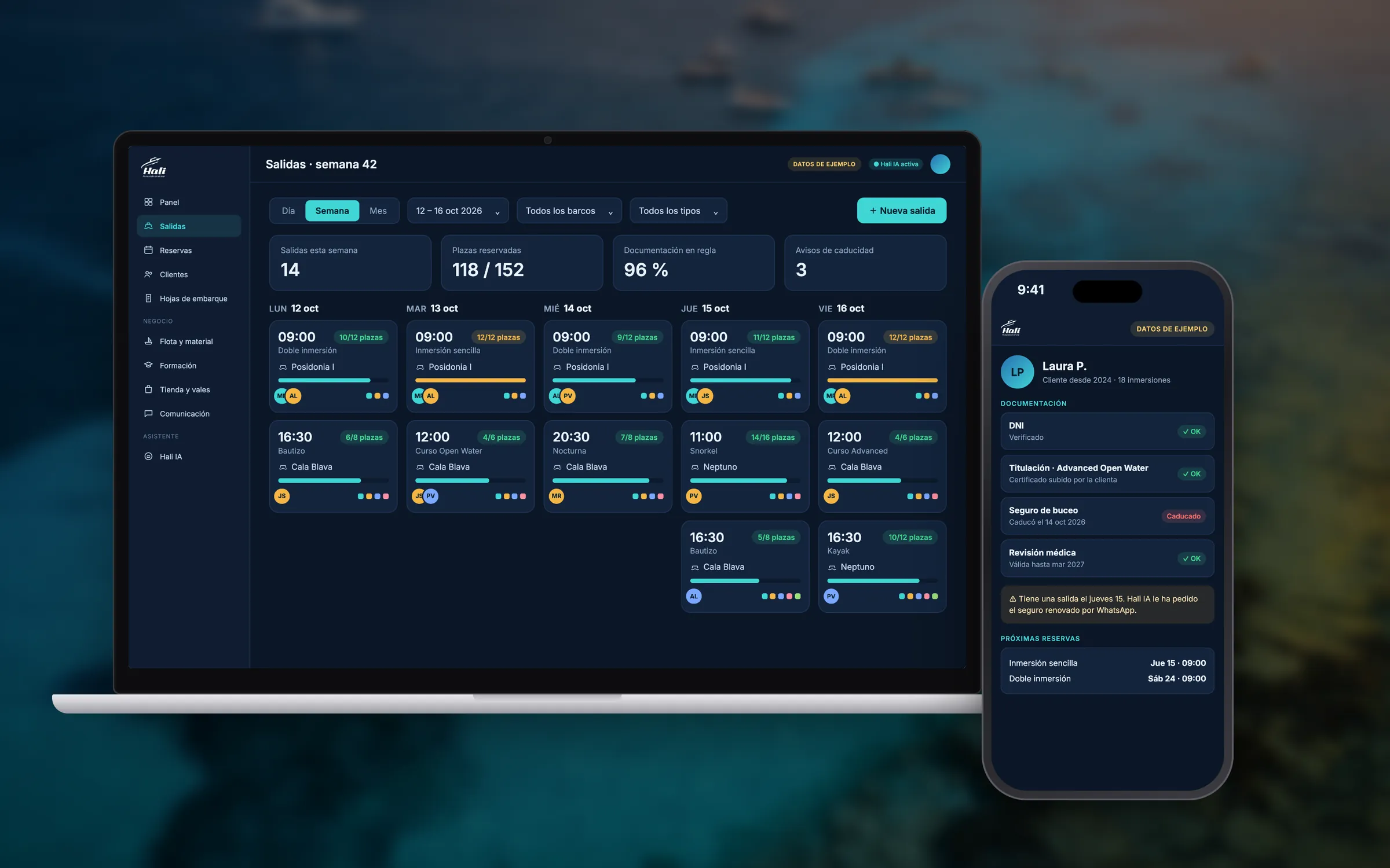 HALI: Todo el negocio del mar en un solo sistema.