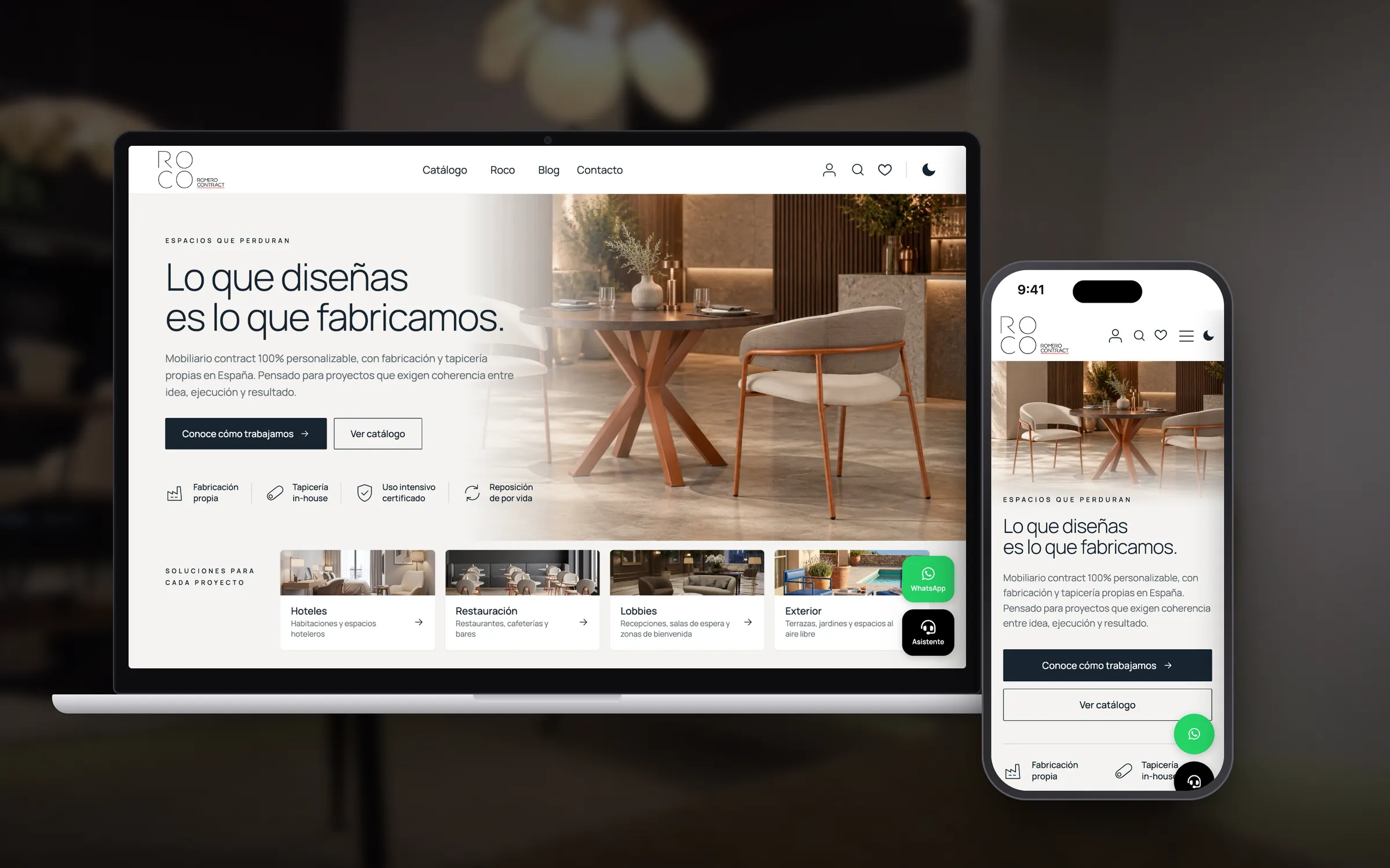 ROCO: Una web que trabaja para el profesional.