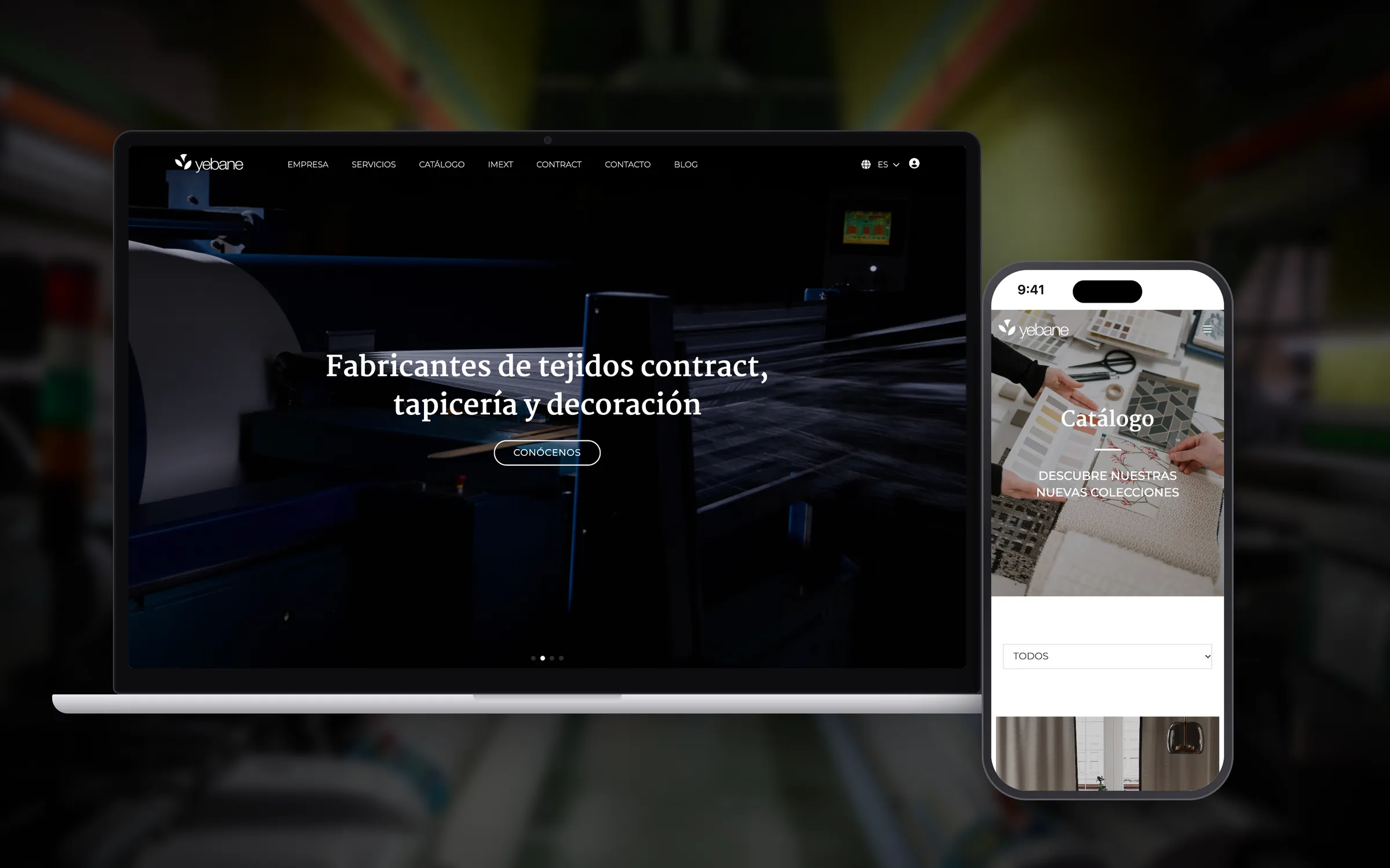 YEBANE: Una web en tres idiomas y un espacio para cada profesional.